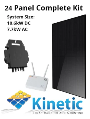 24 Panel (10.6kW) Complete DIY Solar Kit